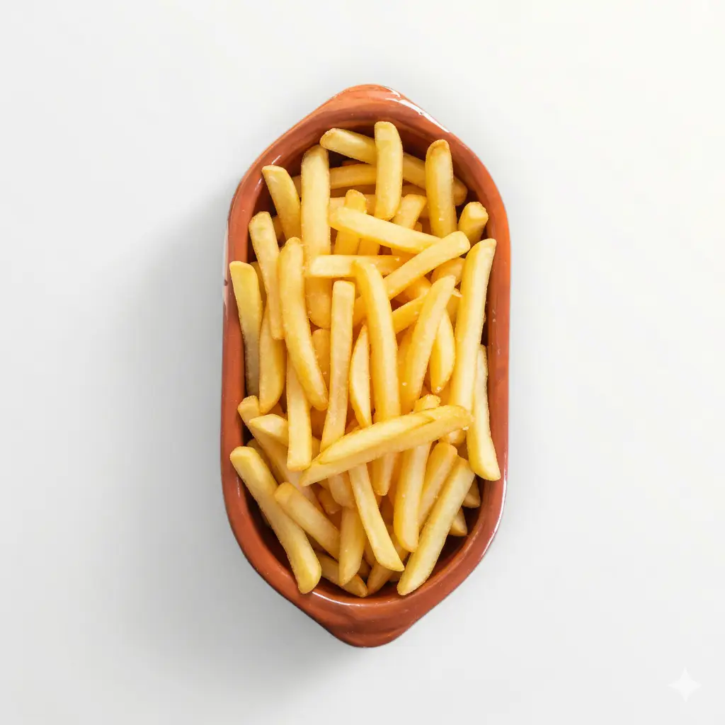 Batata frita crocante servida no Restaurante Santo Ignácio