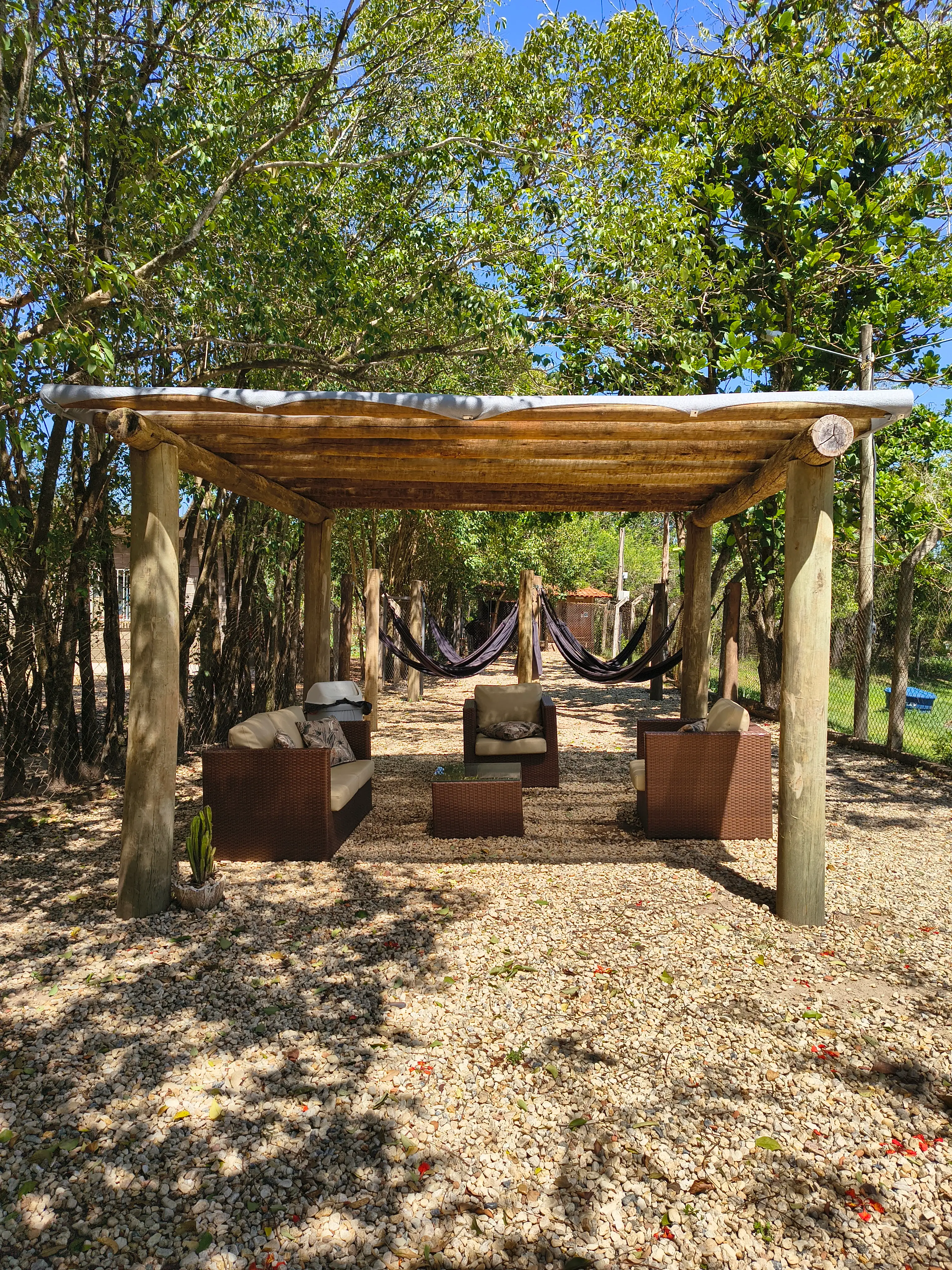 Área de descanso ao ar livre